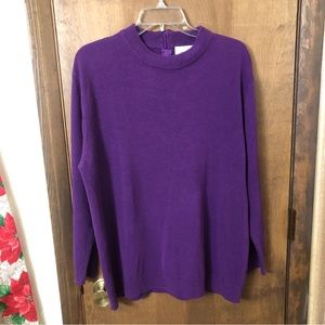 Jenny 2X Purple Sweater top